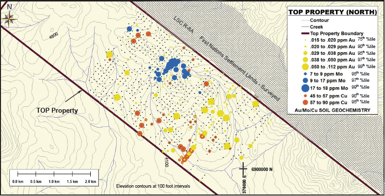 TOP - North Map Au-Mo-Cu 43-101